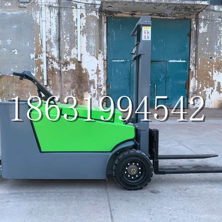 银川市小型电动叉车1吨2吨步行站驾式电瓶堆高充电装卸车液压升降车铲车